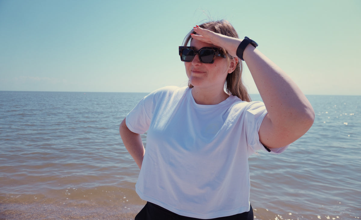 GIFFxMondetta White Pima Boxcut Tee