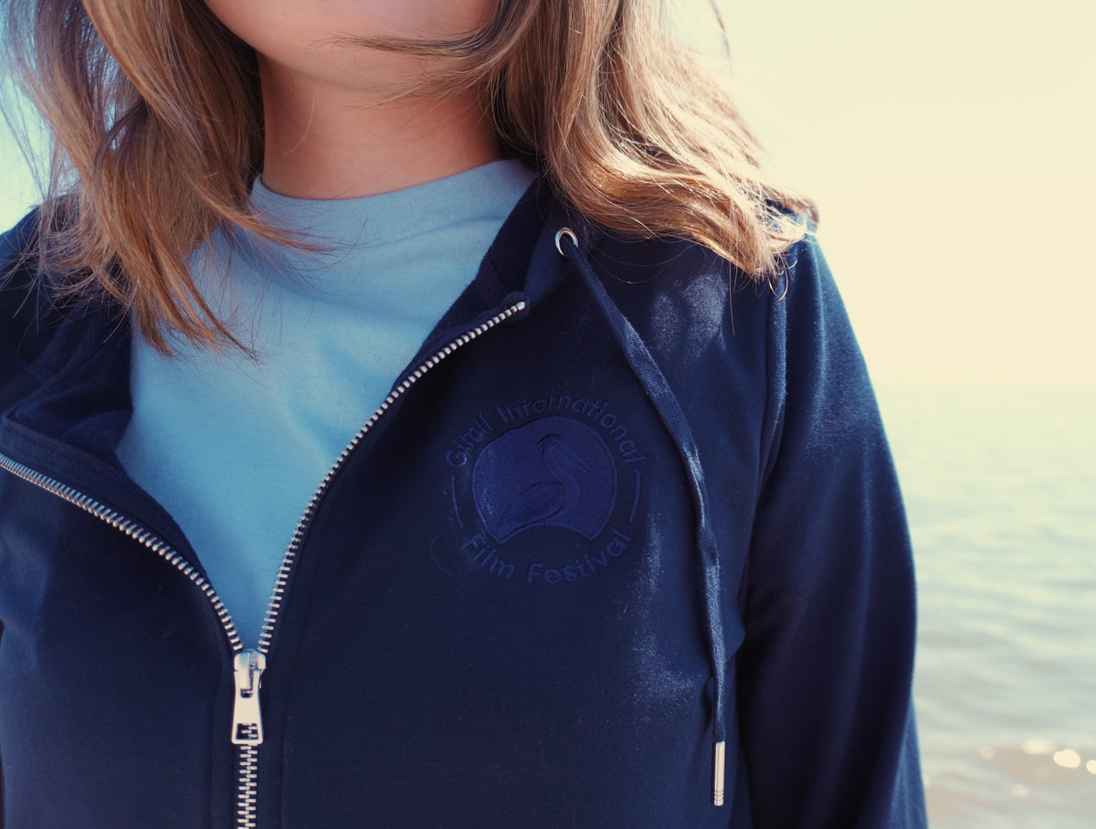 GIFF x Mondetta Women's Zip-Up Hoodie Navy