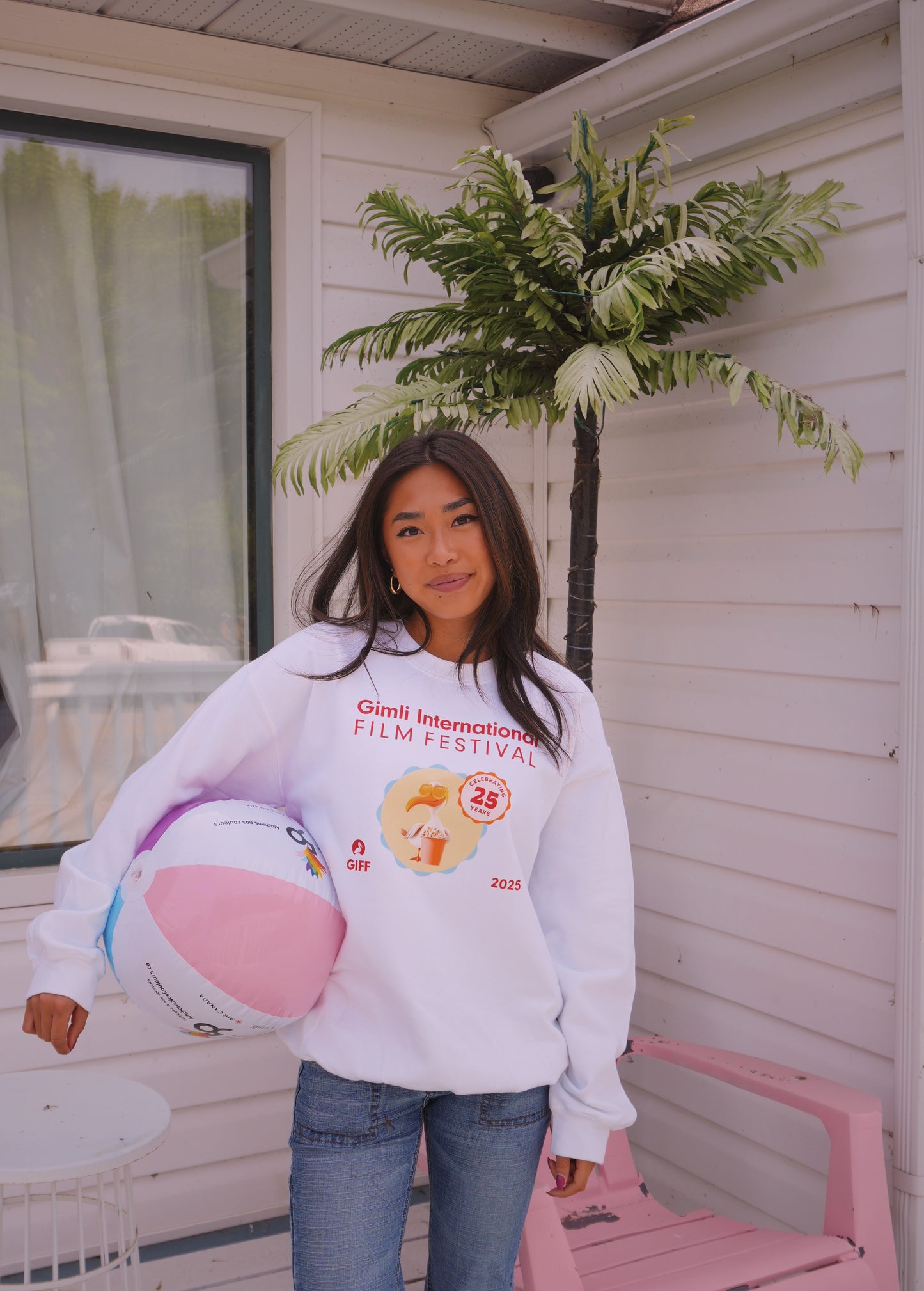 GIFF 2025 Crewneck White