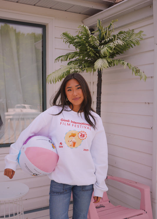 GIFF 2025 Crewneck White